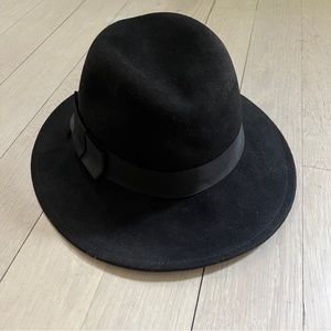 Vintage Felt 100% Wool Fedora Doeskin Geo W Bollman & Co Made in USA